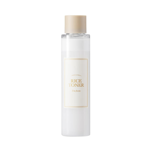 [I'm From] Rice Toner, 5.07 fl oz | Milky Toner for Glowing Skin, 77.78% Rice Extract from Korea, Glow Essence with Niacinamide, Hydrating for Dry Skin, Alcohol-Free, Fragrance-Free, Glass skin - Available at All In One Marketplace Canada