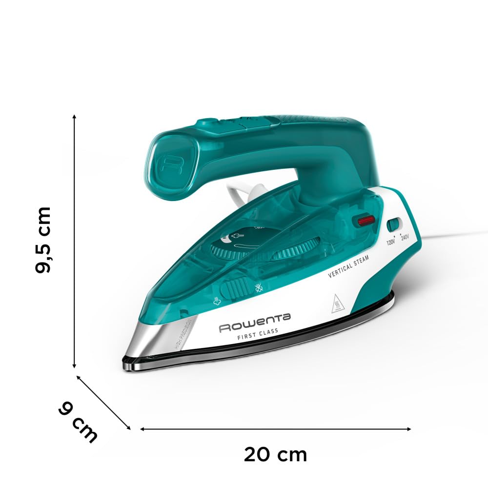 Rowenta Mini Travel Steam Iron, Compact, Dual Voltage, Foldable Mini Iron