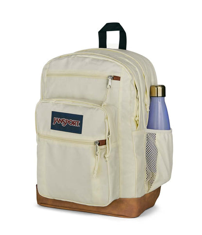 JanSport Cool Backpack with 38.1cm Laptop Sleeve, Large Computer Bag Rucksack with 2 Compartments, Ergonomic Straps, Coconut