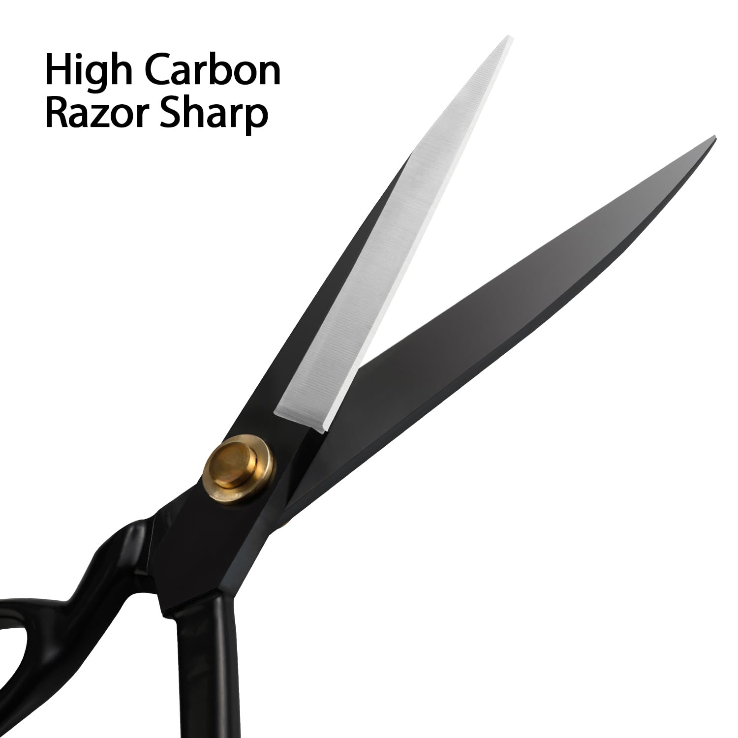 Fabric Scissors Professional 10 inch Heavy-Duty Sewing-Scissors for Leather Industrial Strength High Carbon Steel Tailor-Shears Dressmaking Tailoring Home Office Artists Students - Available at All In One Marketplace Canada