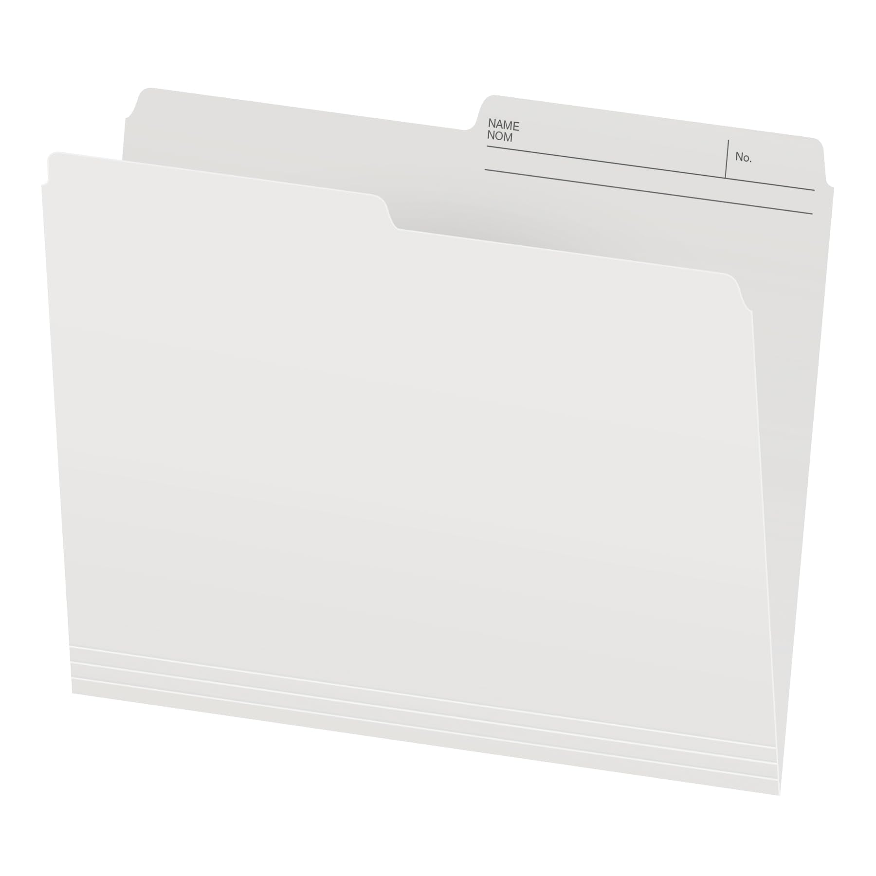 Pendaflex File Folders, 100-Pack, Letter Size 8.5" x 11", Reversible 1/2 Cut Tabs, Tear-Resistant Durable Paper Stock, Ivory, for Office Supplies, School Projects, Home Filing Systems Pendaflex