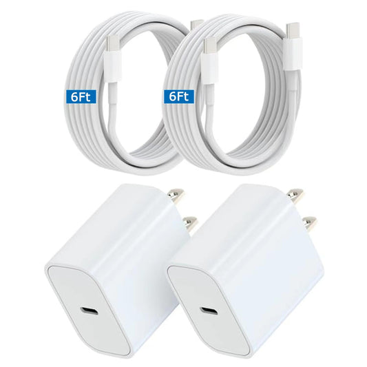 USB C Charger for iPhone 17 16 15, MFI Certified 20W Type C Charger Fast Charging Block with USB C to C Cable for iPhone 17/16/15 Pro Max/15/16 Pro/15/16 Plus/Pad Pro 12.9/11/Air and More - Available at All In One Marketplace Canada