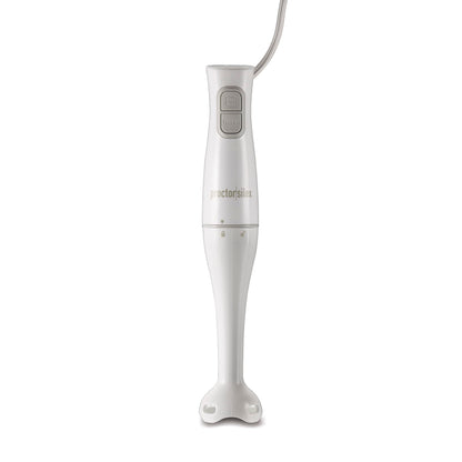 Proctor Silex Electric Immersion Blender with Detachable Dishwasher Safe Handheld Hand Blender Stick, 2-Speeds, 150 Watts, White (59739) Proctor Silex