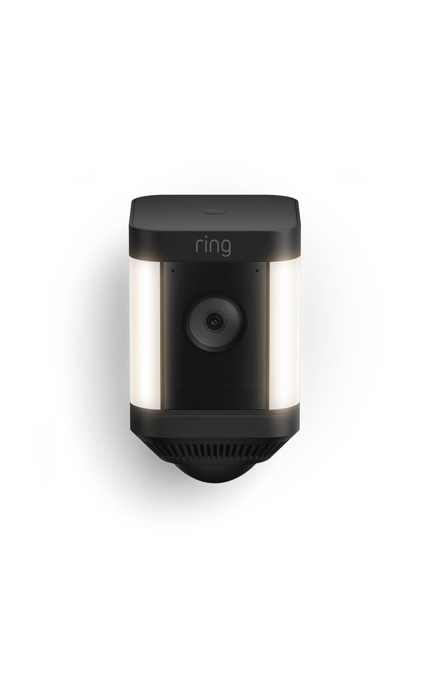 Ring Spotlight Cam Plus, Battery | Two-Way Talk, Colour Night Vision, and Security Siren - Black