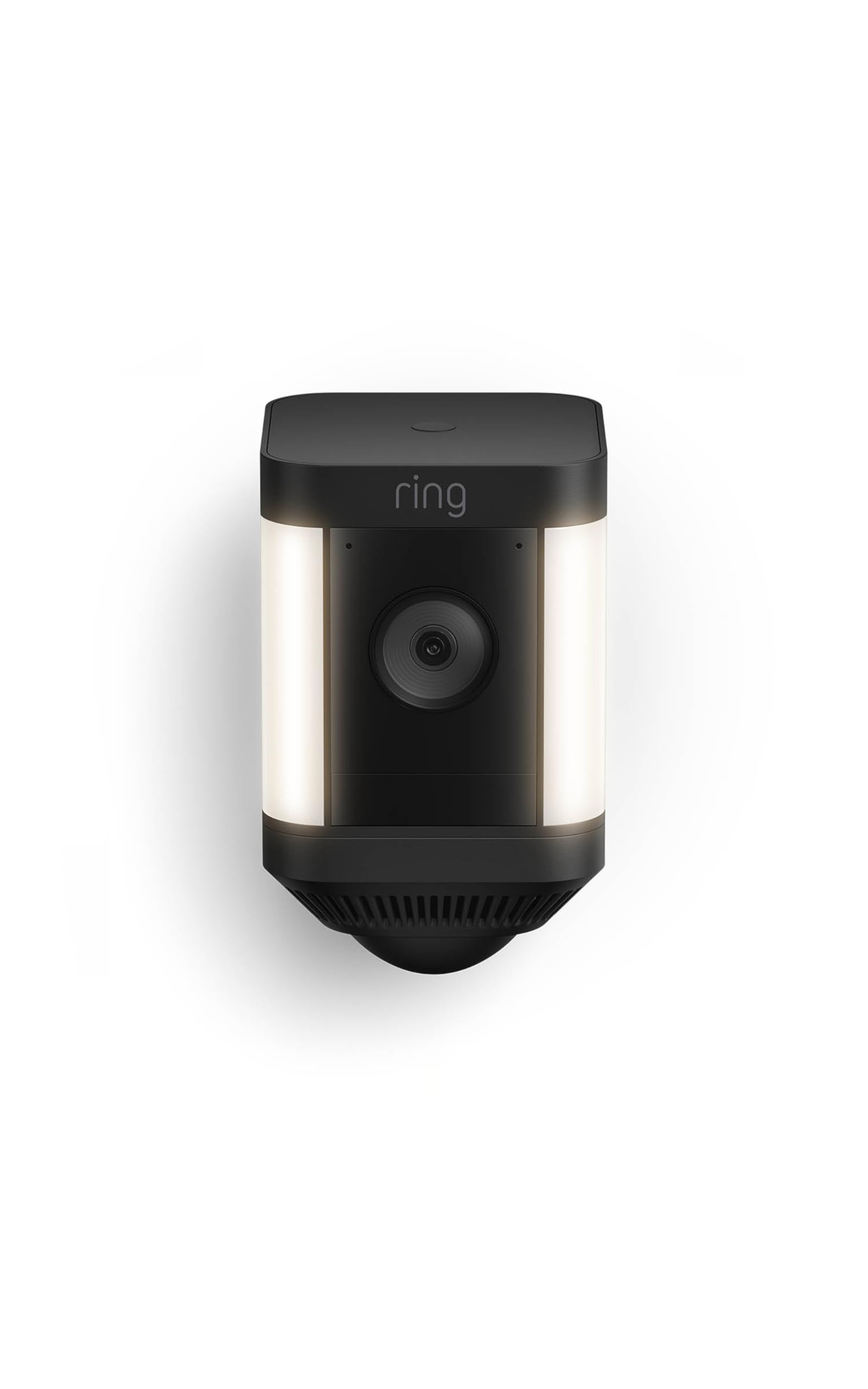 Ring Spotlight Cam Plus, Battery | Two-Way Talk, Colour Night Vision, and Security Siren - Black