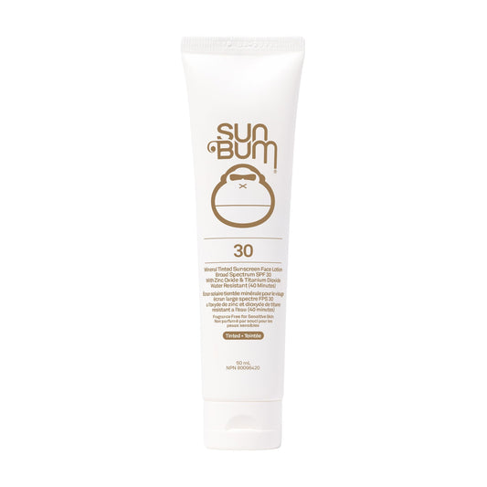 Sun Bum Mineral Spf 30 Tinted Face Lotion | Vegan and Reef friendly (Octinoxate & Oxybenzone Free) Broad Spectrum Natural Sunscreen with Uva/uvb Protection | 1.7 Oz, 1.7 ounces - Available at All In One Marketplace Canada