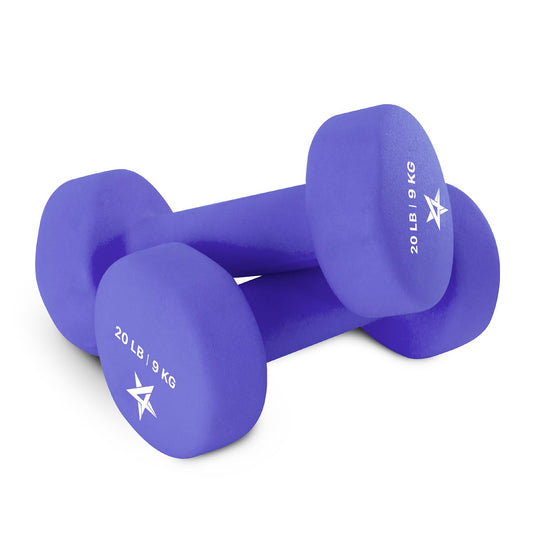 Yes4All Haltère Néoprène, Poids, Ensemble d'haltères, Poids pour Femmes, Paire d'Haltères, Poids Libres (M. Violet - 20lbs) 🍁 All In One Marketplace Canada