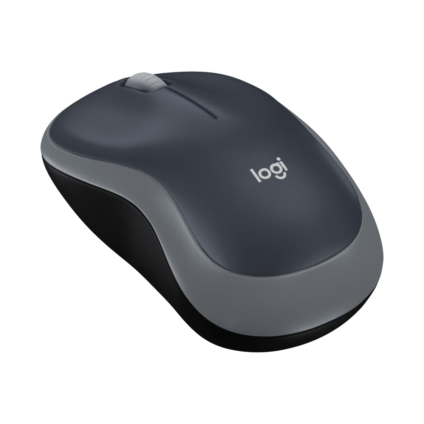 Logitech M185 Wireless Mouse, 2.4GHz with USB Mini Receiver, 12-Month Battery Life, 1000 DPI Optical Tracking, Ambidextrous, Compatible with PC, Mac, Laptop - Swift Grey - Available at All In One Marketplace Canada