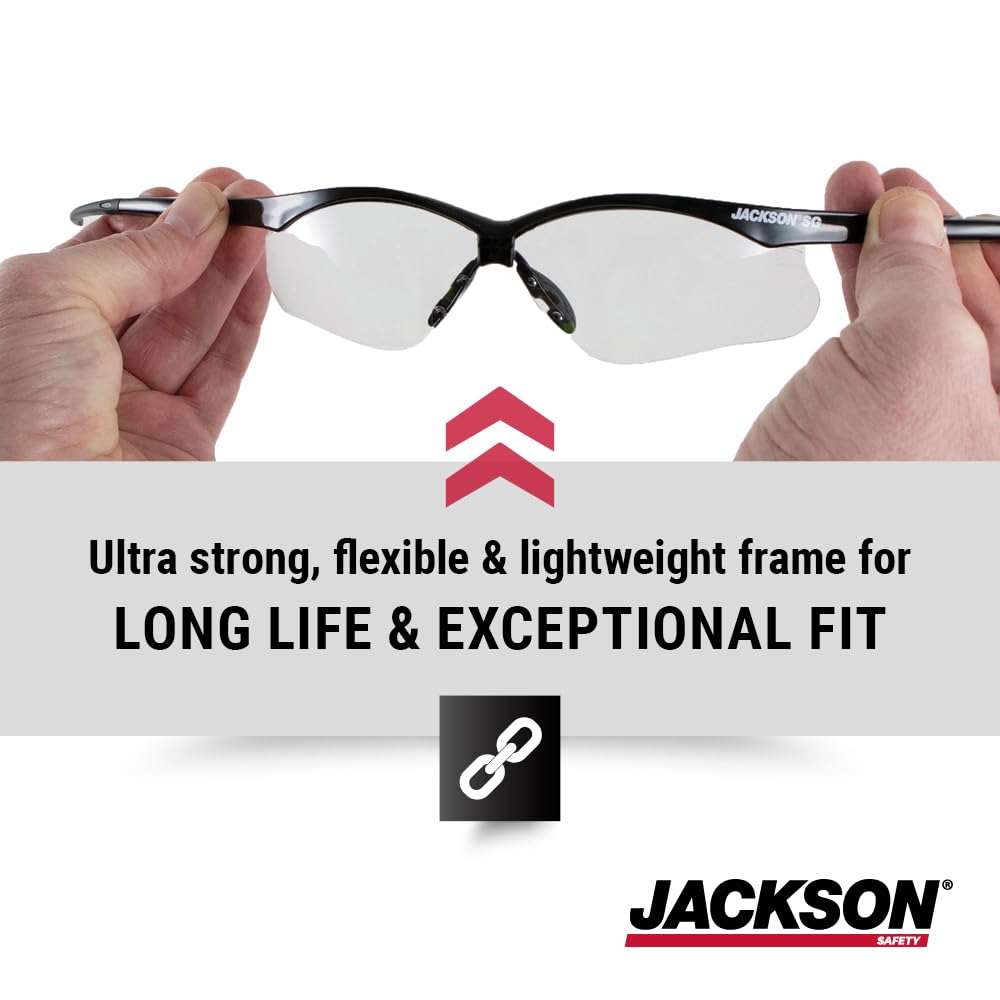 Jackson Safety 3-Pack SG Safety Glasses for Men & Women - CSA Z94.3 Jackson Safety