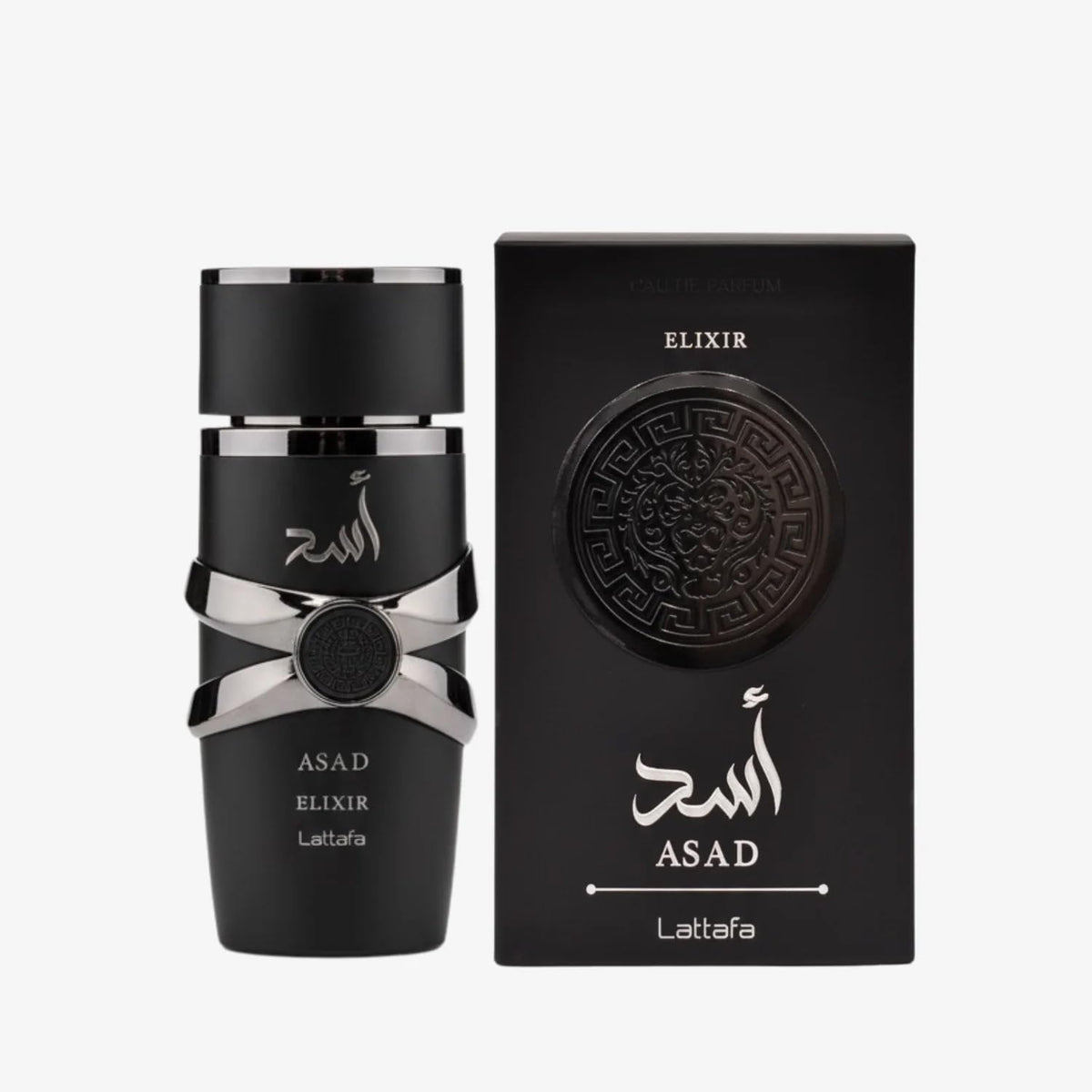 Lattafa Asad Elixir – Spicy, Woody, Amber, Warm – Eau de Parfum Spray Long-Lasting Fragrance for Men, 3.4 Ounce / 100 ml