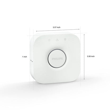 Philips Hue Bridge - Unlock the Full Potential of Hue - Multi-Room and Out-of-Home Control - Create Automations and Zones - Secure, Stable Connection Won't Strain Your Wi-Fi - Works with Voice, Matter Philips Hue