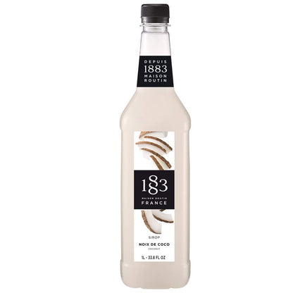 Maison Routin 1883 Coconut Syrup, Pet Bottle 1000 Milliliter 1883 MAISON ROUTIN