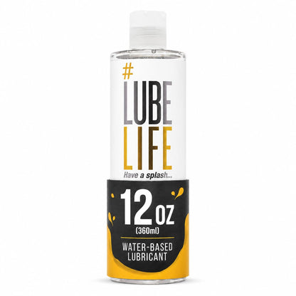 Lube Life Water-Based Personal Lubricant, Lube for Men, Women and Couples, Non-Staining, 12 Fl Oz (360 mL) - Available at All In One Marketplace Canada