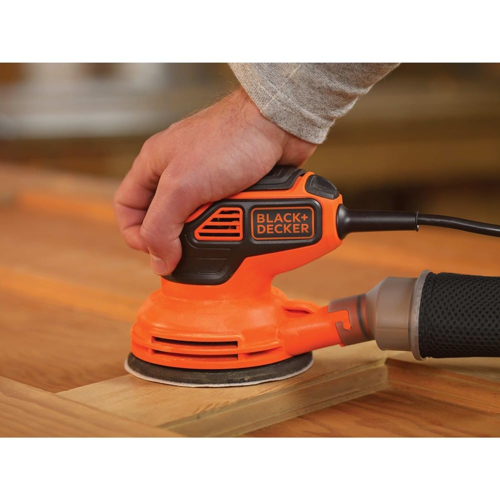 BLACK+DECKER 2.4 Amp 5 in. Electric Random Orbit Sander (BDERO600) BLACK+DECKER