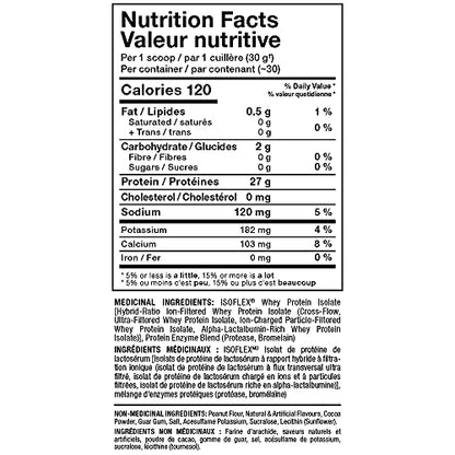 ALLMAX ISOFLEX 100% Ultra-Pure Whey Protein Isolate - Chocolate Peanut Butter - 2 lb