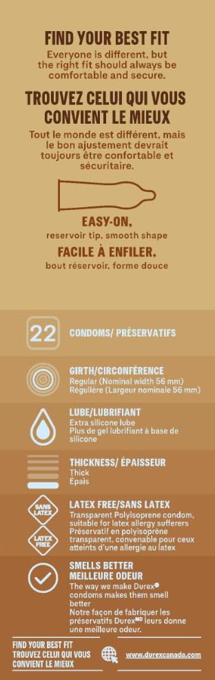 DUREX® CONDOM - RealFeel® non-latex 22 ct