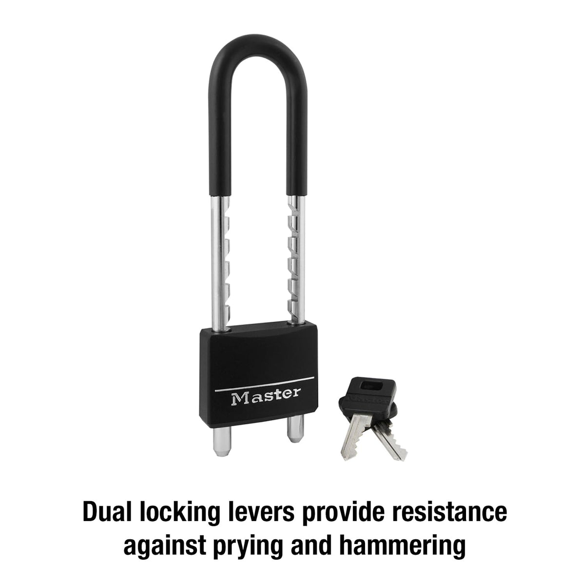 Master Lock 527D Covered Padlock, 2-Inch, 6-Inch Shackle