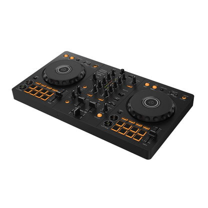 Pioneer DJ DDJ-FLX4 2-Channel DJ Controller, 16 Pads, Graphite