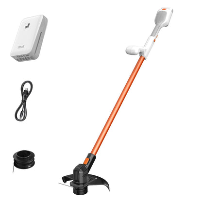 Litheli Cordless Weed Wacker 12 Inch,U20 Handy＋20V String Trimmer & Weed Eater with 2.0 Ah Battery,Grass Trimmer Tools for Garden,Yard and Farm