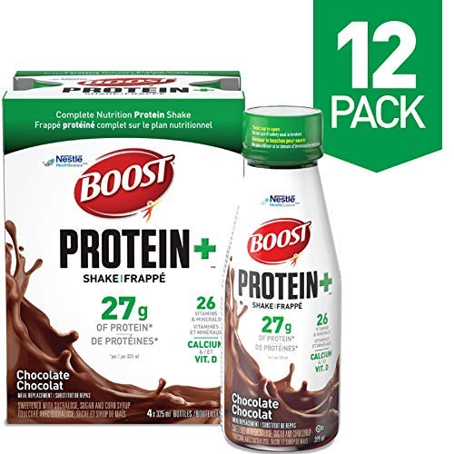 Boost Protein+ Chocolate Meal Replacement Shake, 12-Pack