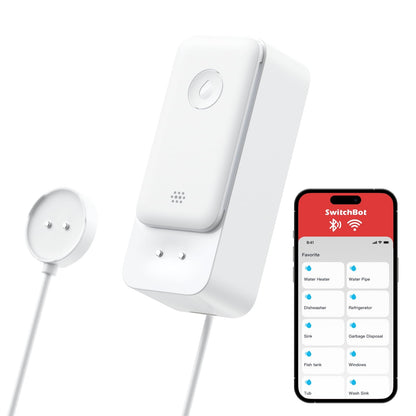 No Hub Required WiFi Water Sensor, Smart Water Leak Detector, 100dB Adjustable Alerts & App Alerts, IP67 Waterproof, Wireless Detector for Home with 1m Sensing Cable (Support 2.4G) - Available at All In One Marketplace Canada