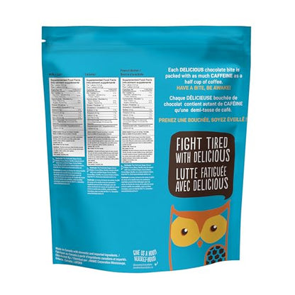 AWAKE Caffeinated Chocolate Bites Variety Pack - 50mg Caffeine, 50 Count (Peanut Butter, Milk & Caramel)