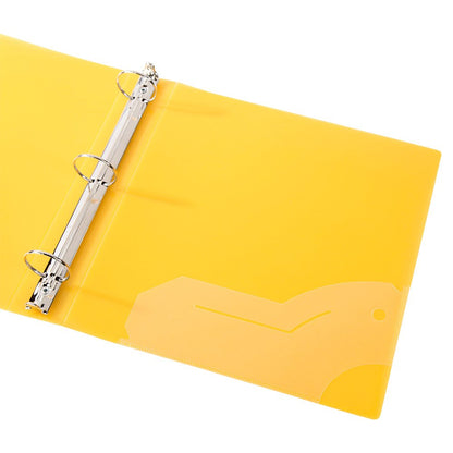 Filexec 6492, 1" Frosted Ring Binder, Set of 6, 6 Assorted Colors, Blueberry, Strawberry, Grape, Lime, Lemon, Tangerine