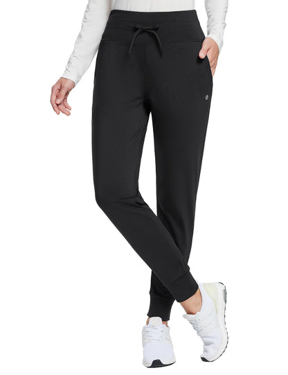 baleaf Women's Fleece Lined Pants Water Resistant Thermal Joggers Winter Running Hiking Sweatpants Snow Pants Pockets Black L 🍁 All In One Marketplace Canada