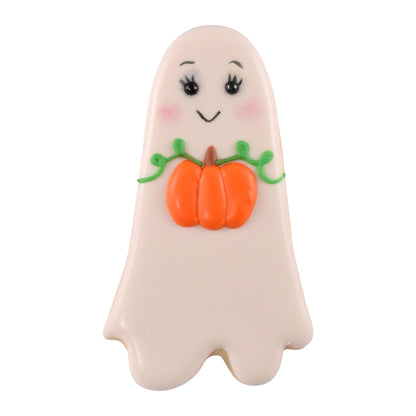 Ensemble de 3 emporte-pièces Halloween R&M en acier inoxydable – Inclut un fantôme, un seau à citrouille et un bonbon maïs