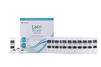 LacriPure Saline Solution 98x5ml vial Box Menicon