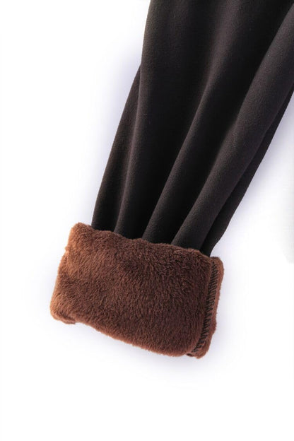 Just Cozy Fur Lined Leggings Fleece Lined Pants Women Winter Leggings Fur Lined Pants Black Leggings (CA/US, Alpha, Medium, Large, Regular, Regular) 🍁 All In One Marketplace Canada