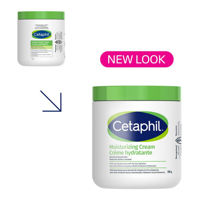 Cetaphil Moisturizing Cream with Sweet Almond Oil and Glycerin, 48hr Hydration for Dry To Very Dry and Sensitive Skin, Fragrance Free, Paraben Free, Dermatologist Recommended, 566g (Amazon Exclusive) 🍁 All In One Marketplace Canada