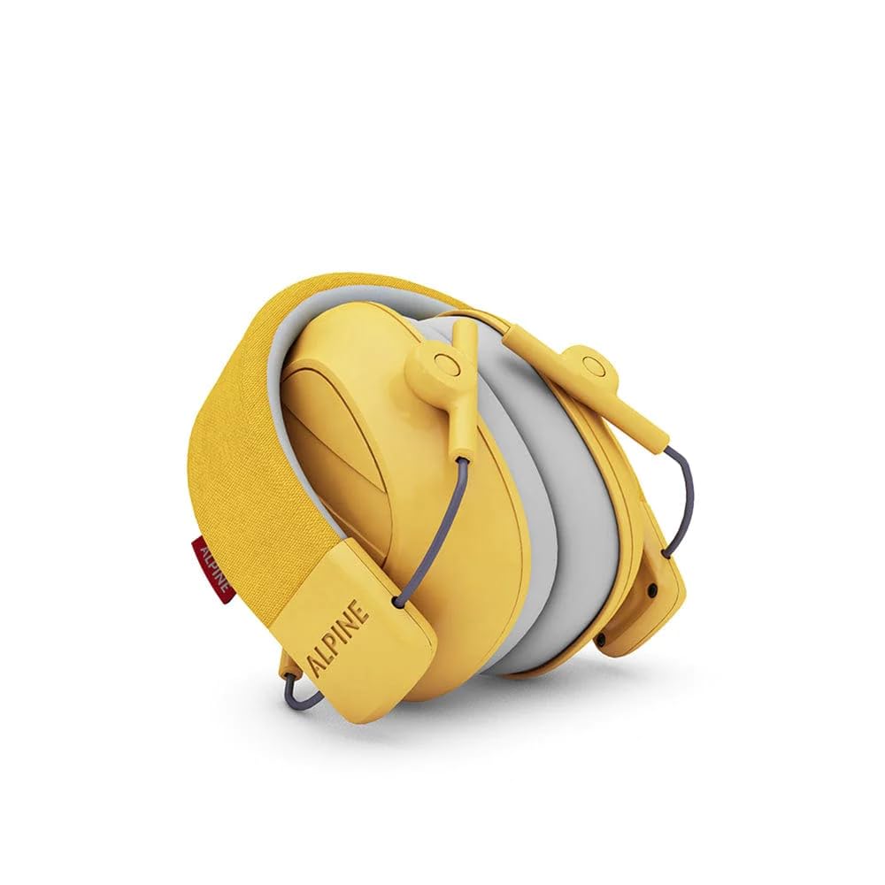 Alpine Muffy - Noise Cancelling Headphones for Kids - CE & ANSI Certified - Earmuffs for Autism - Kids Ear Protection for Sensory & Concentration Aid - Yellow 🍁 All In One Marketplace Canada