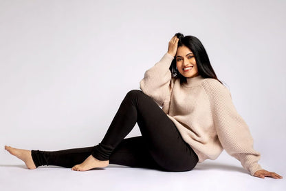 Just Cozy Fur Lined Leggings Fleece Lined Pants Women Winter Leggings Fur Lined Pants Black Leggings (CA/US, Alpha, Medium, Large, Regular, Regular) 🍁 All In One Marketplace Canada