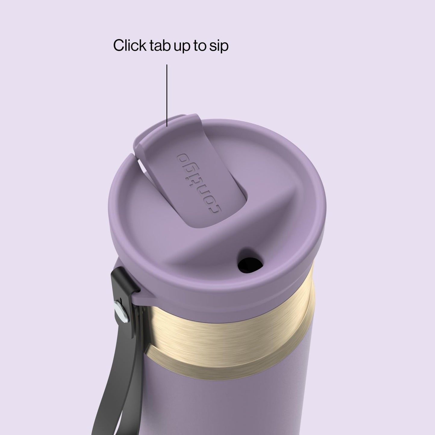 Contigo SnapSeal 24 oz Water Bottle w/Carry Strap & Reusable Straw | Vacuum-Insulated Stainless Steel for Hot & Cold Drinks | Spill-Proof Lid | BPA & Lead-Free | Dishwasher Safe 🍁 All In One Marketplace Canada