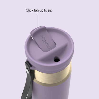 Contigo SnapSeal 24 oz Water Bottle w/Carry Strap & Reusable Straw | Vacuum-Insulated Stainless Steel for Hot & Cold Drinks | Spill-Proof Lid | BPA & Lead-Free | Dishwasher Safe 🍁 All In One Marketplace Canada