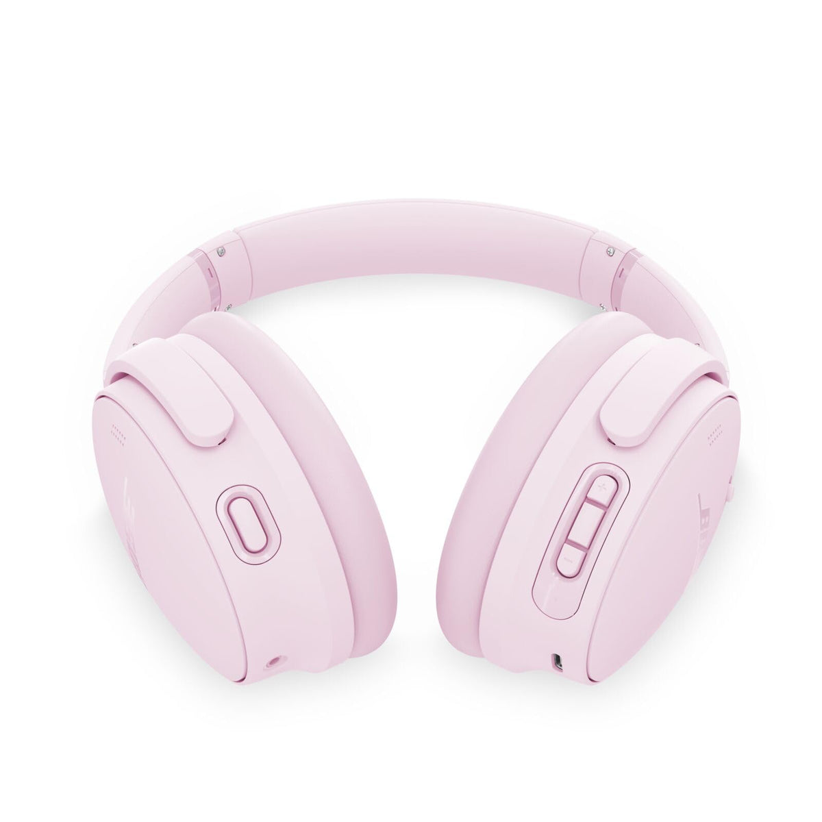 Bose QuietComfort Headphones - Wireless Bluetooth Headphones, Active Over Ear Noise Cancelling and Mic, USB-C Charging, Deep Bass, Up to 24 Hours of Playtime, Petal Pink
