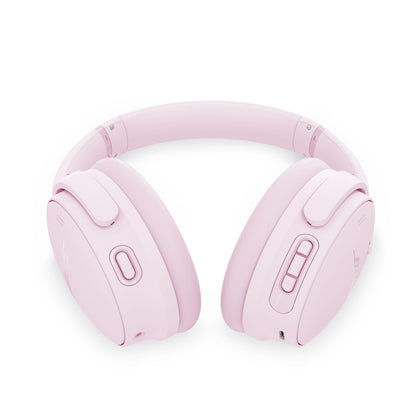 Bose QuietComfort Headphones - Wireless Bluetooth Headphones, Active Over Ear Noise Cancelling and Mic, USB-C Charging, Deep Bass, Up to 24 Hours of Playtime, Petal Pink