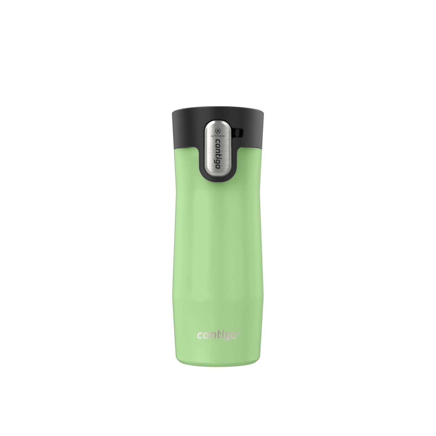 Contigo West Loop 3.0 Stainless Steel Travel Mug with Tea-Bag Hook & Spill-Proof Lid, Vacuum-Insulated Reusable Cup Coffee and Tea, 16 oz (473 mL), Cucumber - Keeps Drinks Hot up to 11 Hours 🍁 All In One Marketplace Canada