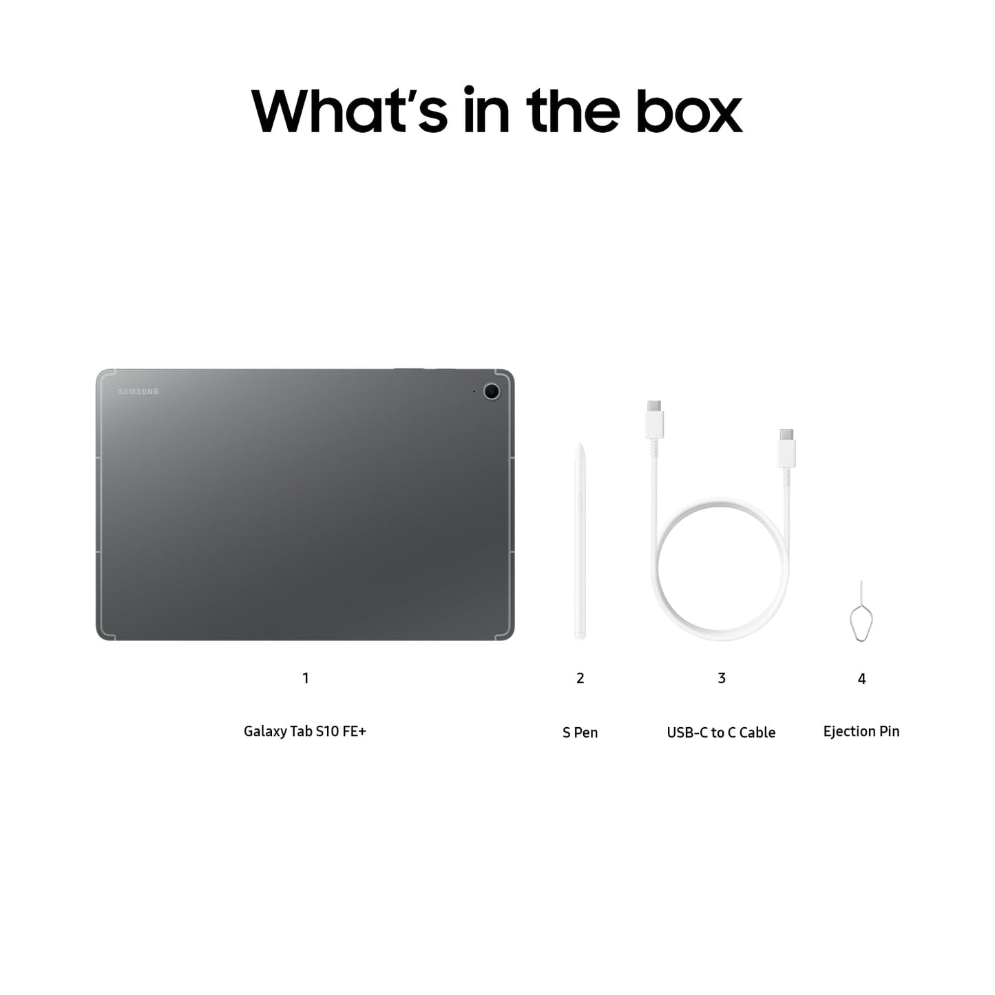 Samsung Galaxy Tab S10 FE+ Gray 128GB - AI Tablet, 13.1", 90Hz, 13MP Camera, IP68, S Pen Included (CAD Version & Warranty) 🍁 All In One Marketplace Canada