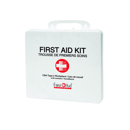 First Aid Central AZ-CSA2SD CSA Deluxe Type 2 25-Person Emergency First Aid Kit For Offices, Worksites, and Construction, 117 Pieces