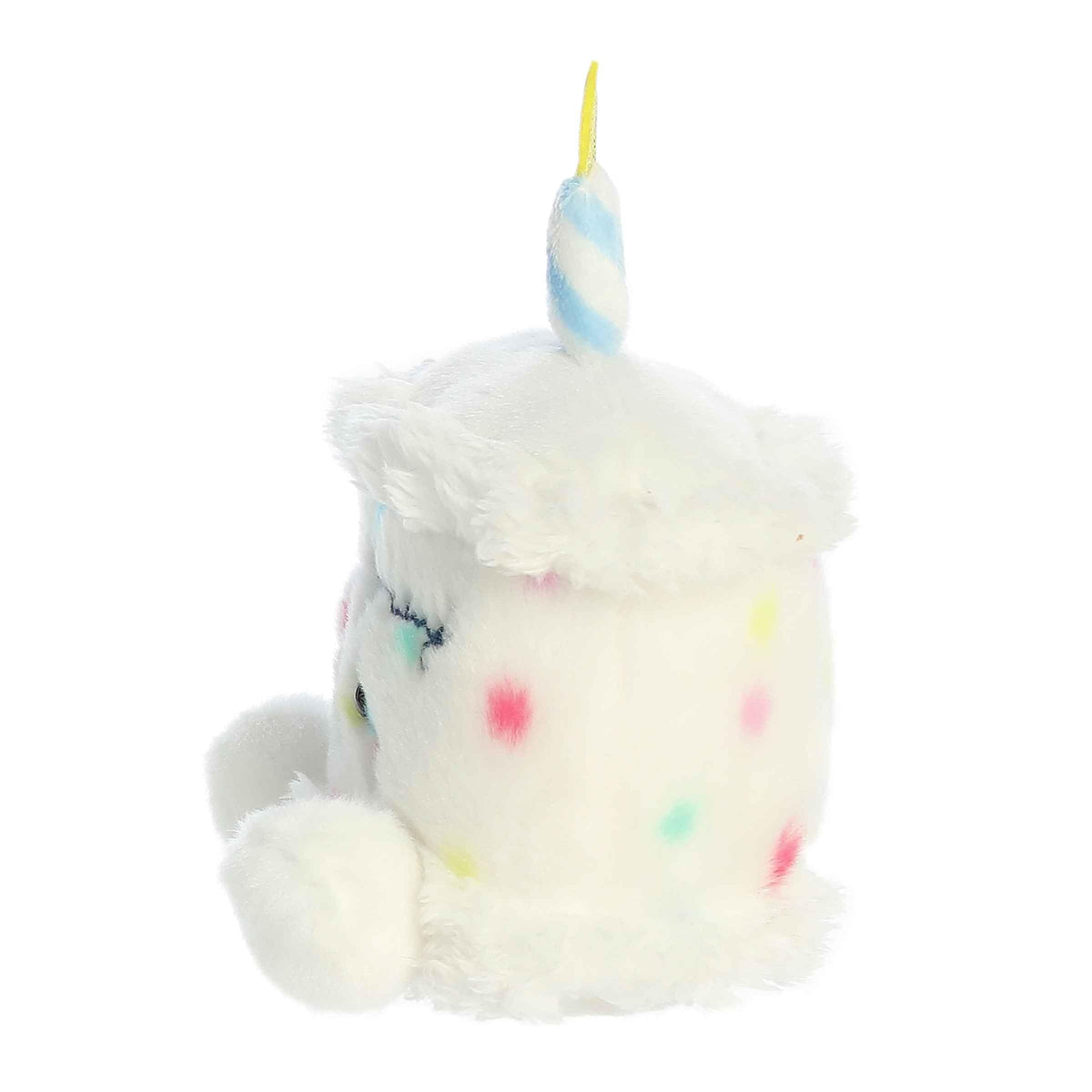 Aurora® Adorable Palm Pals™ Happy B'Day Cake Stuffed Animal - Fun Collectible Plush for Kids and Adult Collectors - Perfect for Decorating Rooms and Birthday Gifts - White 5.5 Inches 🍁 All In One Marketplace Canada