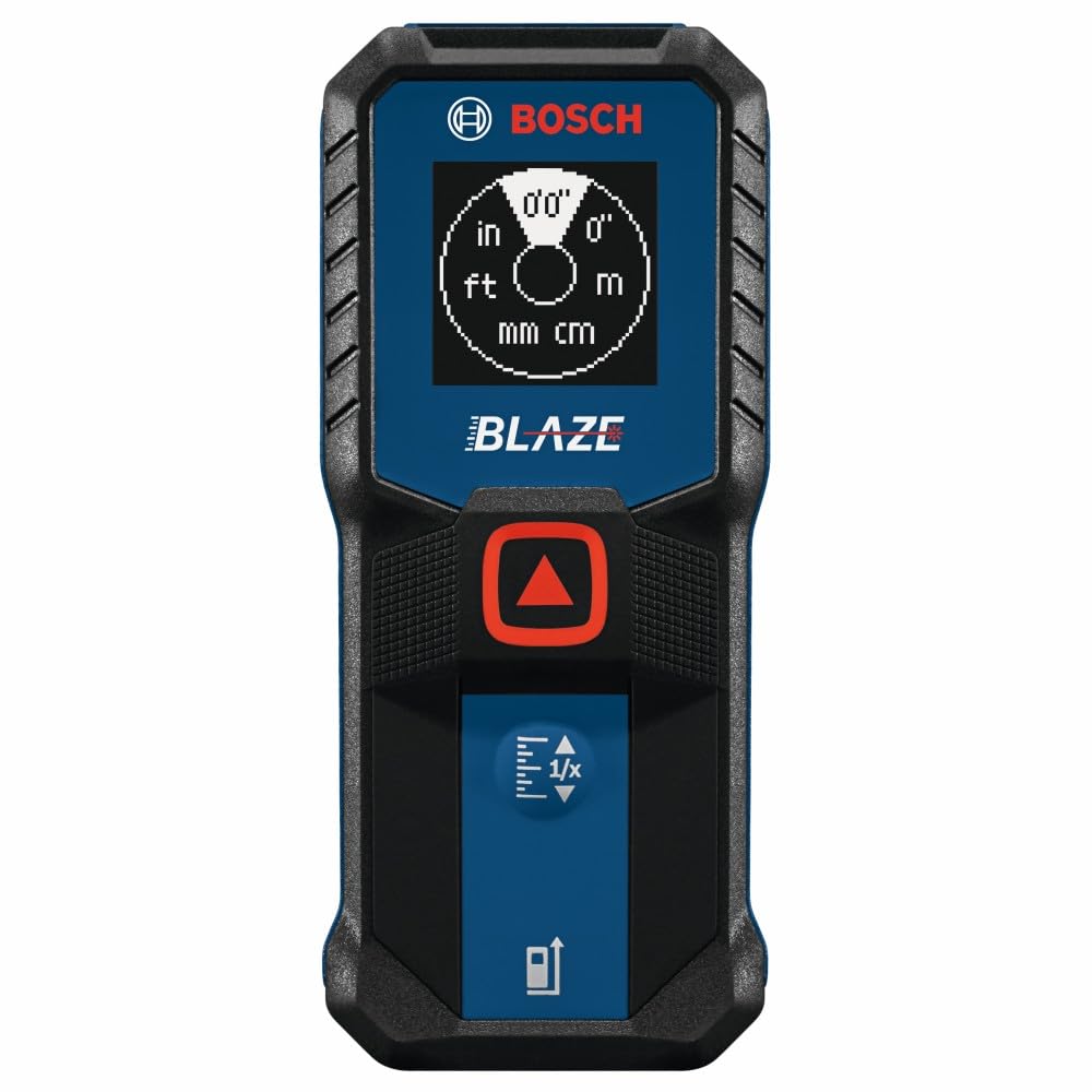 BOSCH GLM100-23 100 Ft Blaze Laser Distance Measure, Includes 2 AA Batteries, Distance Measuring Laser - Available at All In One Marketplace Canada