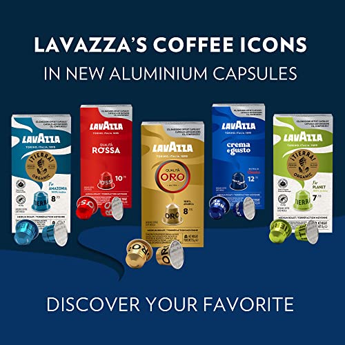 Lavazza Qualita Rossa Medium Roast Coffee Capsules for Nespresso Original Machines, 100-Count