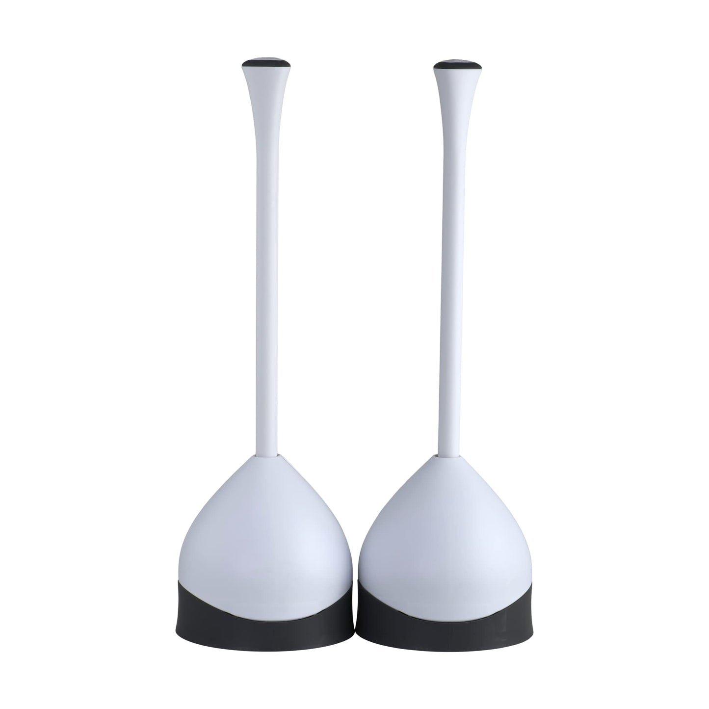 Clorox Toilet Plunger with Hideaway Caddy, Set of 2 – for Bathroom Organization and Storage, Bathroom Accessories, Toilet Unclogger, with Holder, White 🍁 All In One Marketplace Canada