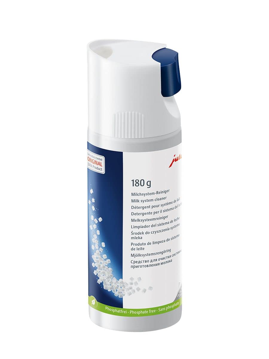 JURA Milk System Cleaner Mini-Tabs w/Dispenser(180 g bottle),24221 Jura
