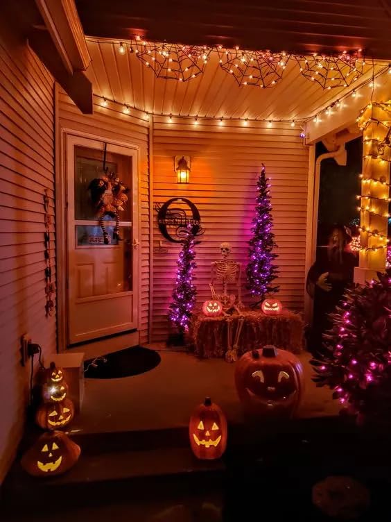 【Upgraded】 Hompavo LED Flame Light Bulb, 4 Modes Flickering Light Bulbs with Upside Down Effect, E26/E27 Base Flame Bulb for Halloween, Christmas, Party, Indoor and Outdoor Home Decoration (4 Pack) 🍁 All In One Marketplace Canada