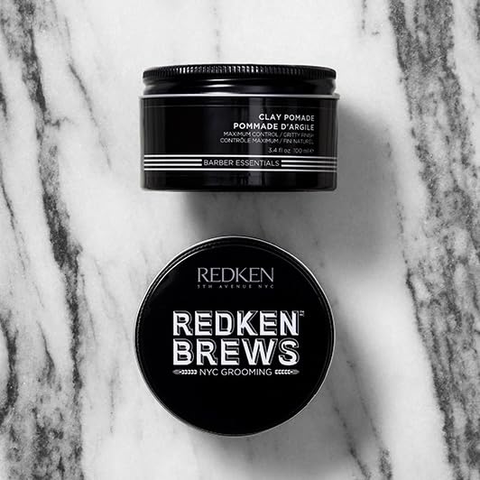 Redken Brews Styling Clay Pomade for Men, 100mL