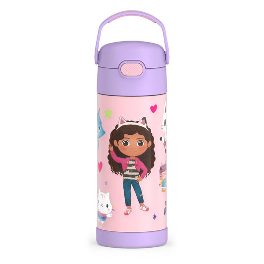 THERMOS FUNTAINER Water Bottle with Straw, 14oz, Gabbys Dollhouse 🍁 All In One Marketplace Canada