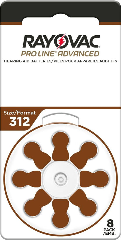 RAYOVAC® ProLine Size 312 Hearing Aid Batteries (80 Batteries) - Available at All In One Marketplace Canada